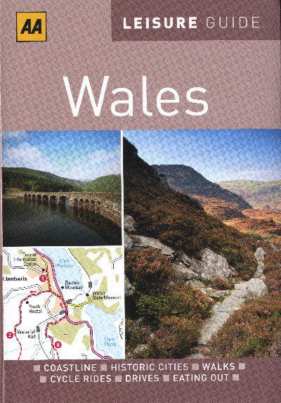 Clawr llyfr / Book cover: AA Leisure Guide: Wales