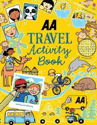 Clawr llyfr / Book cover: Travel Activity Book