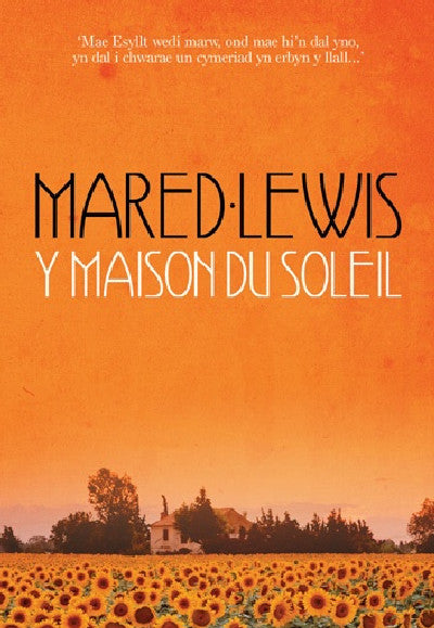 Clawr llyfr / Book cover: Maison du Soleil, Y