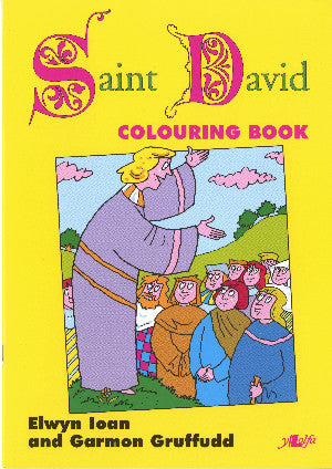 Welsh Heroes Colouring Book - Saint David