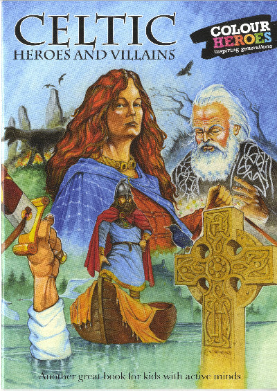 Clawr llyfr / Book cover: Celtic Heroes and Villains