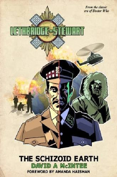 Clawr llyfr / Book cover: Lethbridge-Stewart: The Schizoid Earth