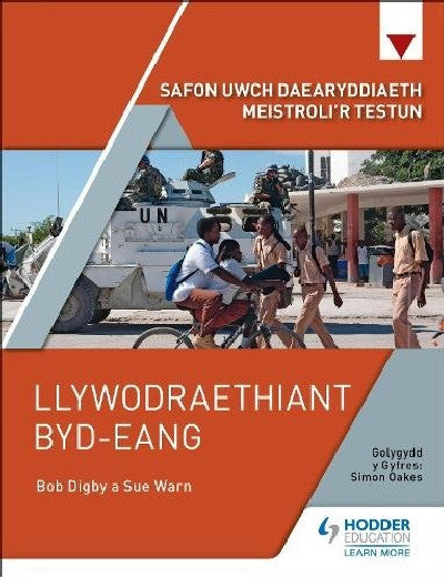 Clawr llyfr / Book cover: Safon Uwch Daearyddiaeth Meistroli'r Testun: Llywodraethiant Byd-Eang