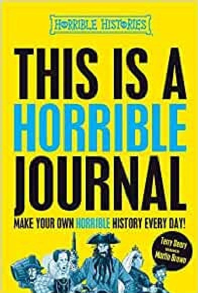 Clawr llyfr / Book cover: This is a Horrible Journal