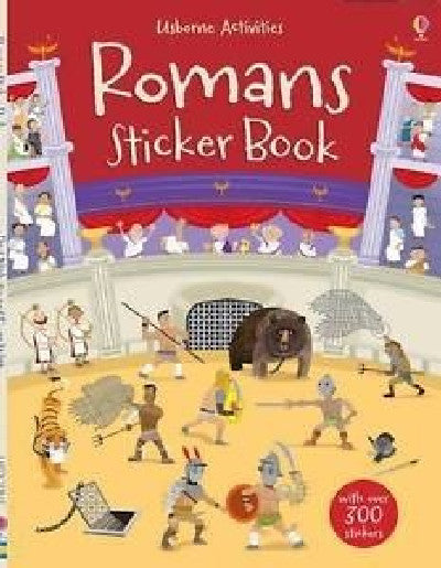 Clawr llyfr / Book cover: Romans Sticker Book