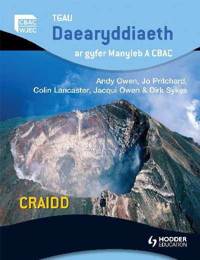 Clawr llyfr / Book cover: TGAU Daearyddiaeth ar Gyfer Manyleb A CBAC