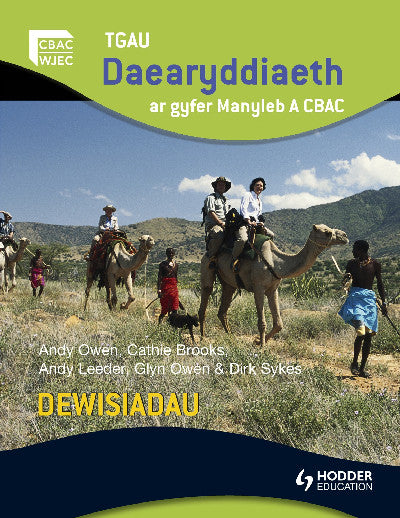 Clawr llyfr / Book cover: TGAU Daearyddiaeth ar Gyfer Manyleb A CBAC - Dewisiadau