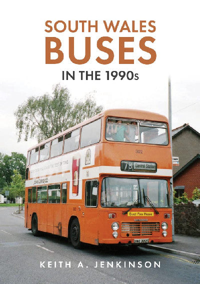 Clawr llyfr / Book cover: South Wales Buses in the 1990'S