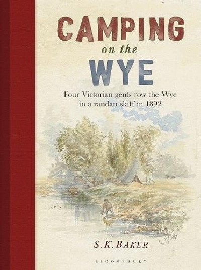 Clawr llyfr / Book cover: Camping on the Wye