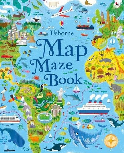 Clawr llyfr / Book cover: Map Maze Book