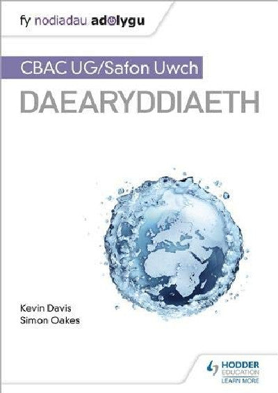Clawr llyfr / Book cover: Fy Nodiadau Adolygu: CBAC UG/Safon Uwch Daearyddiaeth