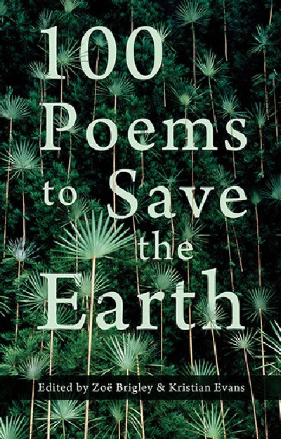 Clawr llyfr / Book cover: 100 Poems to Save the Earth