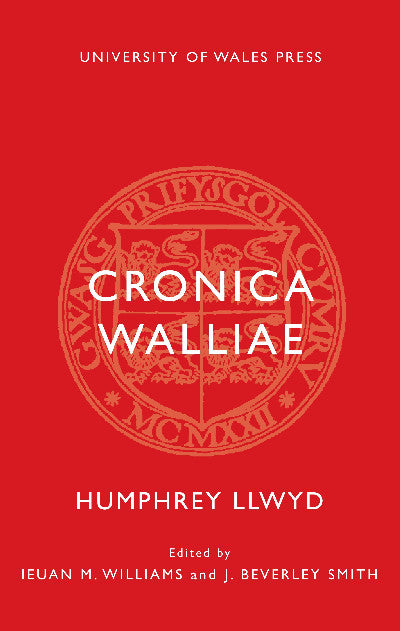 Clawr llyfr / Book cover: Cronica Walliae