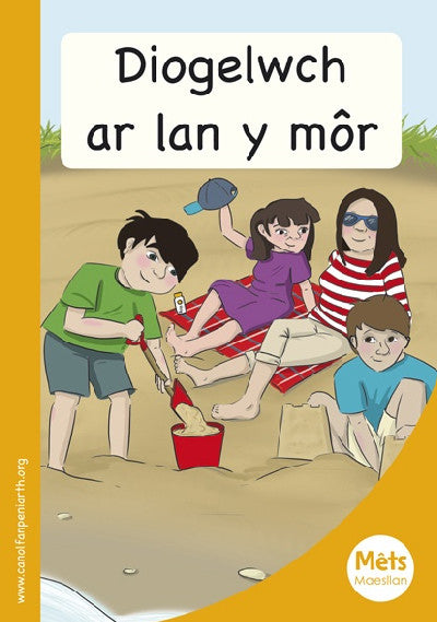 Clawr llyfr / Book cover: Mêts Maesllan: Diogelwch ar Lan y Môr