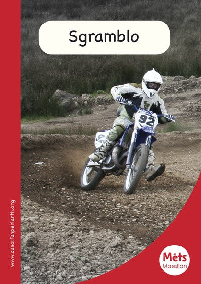 Clawr llyfr / Book cover: Mêts Maesllan: Sgramblo