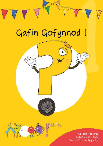 Clawr llyfr / Book cover: Cyfres Cymeriadau Difyr: Glud y Geiriau - Gafin Gofynnod 1