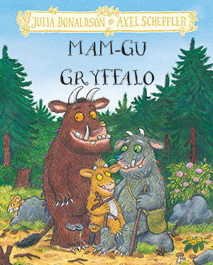 Clawr y llyfr: Mam-gu Gryffalo / Book cover: Mam-gu Gryffalo