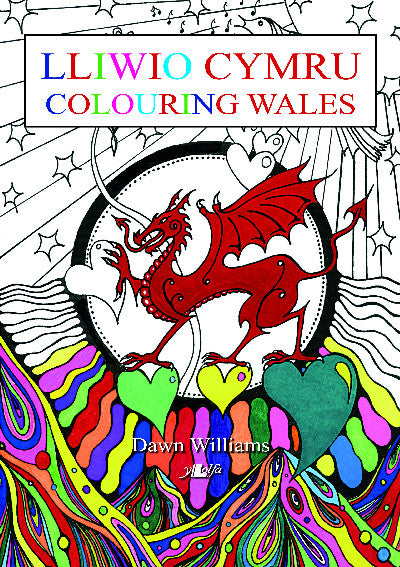 Clawr llyfr / Book cover: Lliwio Cymru / Colouring Wales