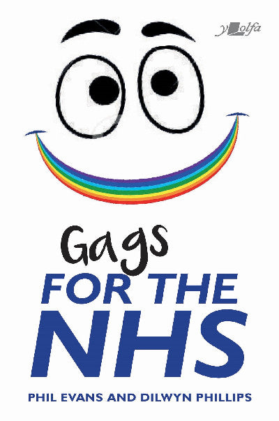 Clawr llyfr / Book cover: Gags for the NHS
