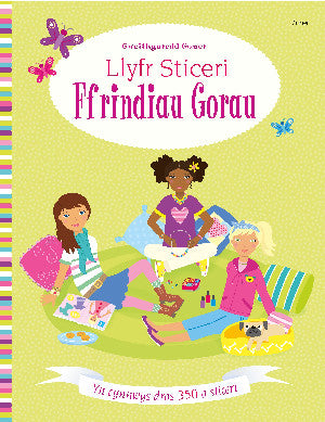 Llyfr Sticeri Ffrindiau Gorau