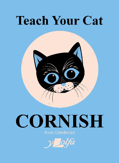 Clawr llyfr / Book cover: Teach Your Cat Cornish