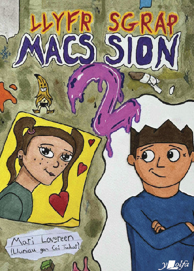 Clawr llyfr / Book cover: Llyfr Sgrap Macs Siôn 2
