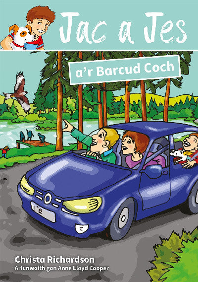 Clawr llyfr / Book cover: Cyfres Jac a Jes: Jac a Jes a'r Barcud Coch