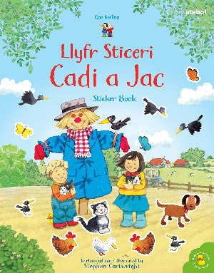 Llyfr Sticeri Cadi a Jac Sticker Book