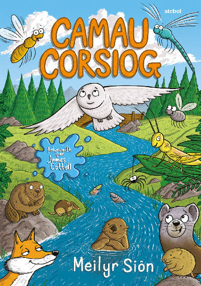 Clawr llyfr / Book cover: Camau Corsiog