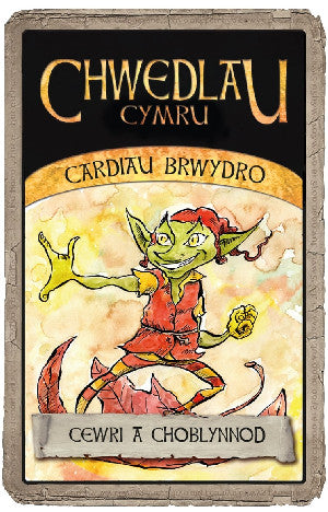 Cardiau Brwydro Chwedlau Cymru: Cewri a Choblynnod