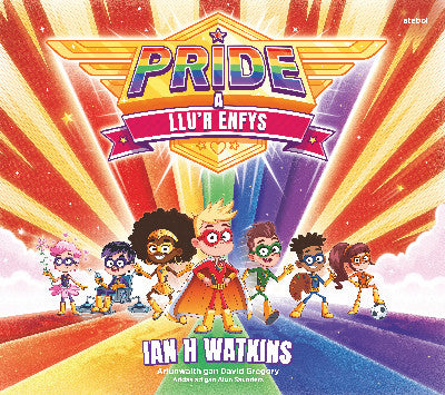 Clawr llyfr / Book cover: Pride a Llu'r Enfys