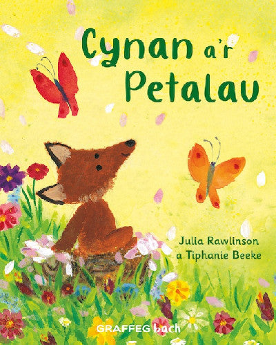 Clawr llyfr / Book cover: Cynan a'r Petalau