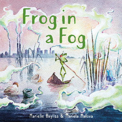 Clawr llyfr / Book cover: Frog in a Fog