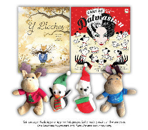 Pecyn Anifeiliaid Nadolig gyda Thegan