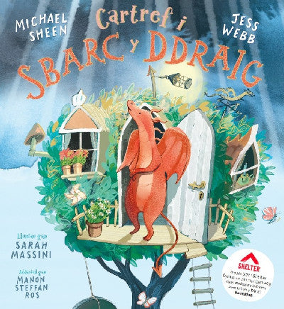 Clawr llyfr / Book cover: Cartref i Sbarc y Ddraig