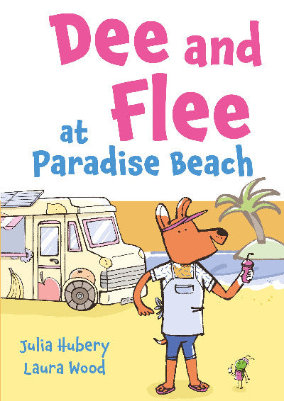 Clawr llyfr / Book cover: Dee and Flee at Paradise Beach