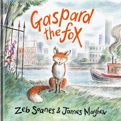 Clawr llyfr / Book cover: Gaspard the Fox (230x230mm)