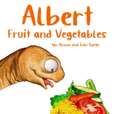 Clawr llyfr / Book cover: Albert Fruit and Vegetables