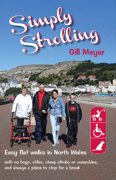 Clawr llyfr / Book cover: Simply Strolling