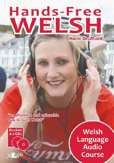 Clawr llyfr sain / Audiobook cover: Hands-Free Welsh
