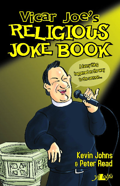 Clawr llyfr / Book cover: Vicar Joe's Religious Joke Book
