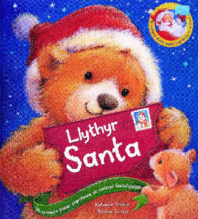 Clawr llyfr / Book cover: Llythyr Santa