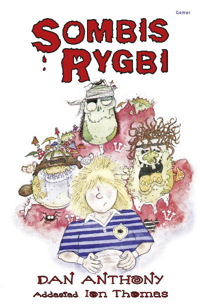 Clawr llyfr / Book cover: Sombis Rygbi