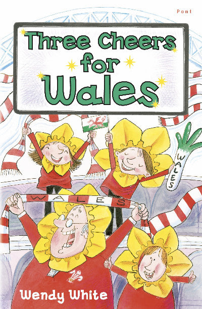 Clawr llyfr / Book cover: Three Cheers for Wales