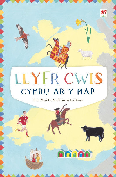 Clawr llyfr / Book cover: Cymru ar y Map: Llyfr Cwis