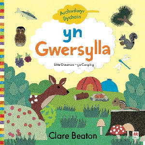Cyfres Archwilwyr Bychain: Yn Gwersylla / Go Camping