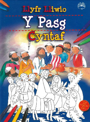 Llyfr Lliwio y Pasg Cyntaf