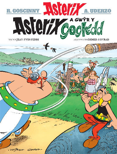 Clawr llyfr / Book cover: Asterix a Gwŷr y Gogledd