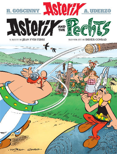 Clawr llyfr / Book cover: Asterix and the Pechts