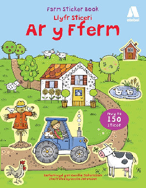 Llyfr Sticeri ar y Fferm / Farm Sticker Book